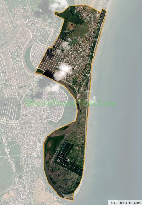 Bản đồ vệ tinh xã Diễn Kim, huyện Diễn Châu