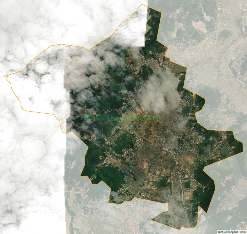 Bản đồ vệ tinh xã Diễn Lâm, huyện Diễn Châu