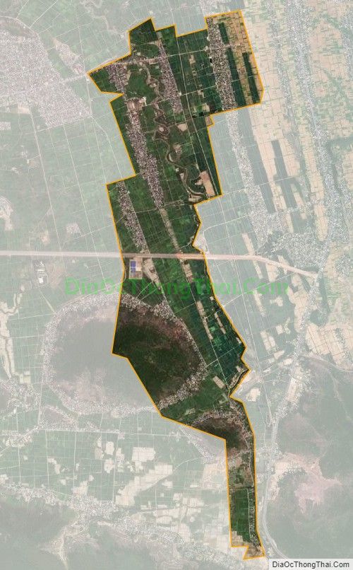 Bản đồ vệ tinh xã Diễn Lộc, huyện Diễn Châu