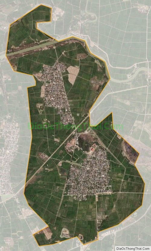 Bản đồ vệ tinh xã Diễn Minh (cũ), huyện Diễn Châu