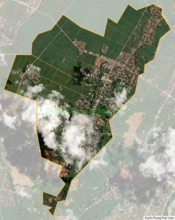 Bản đồ vệ tinh xã Diễn Mỹ, huyện Diễn Châu