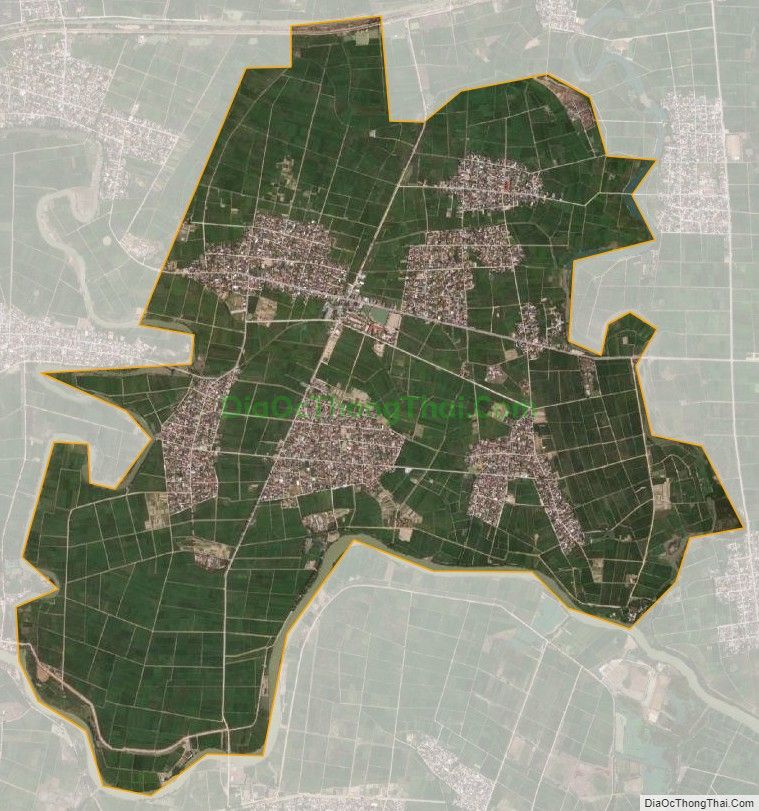 Bản đồ vệ tinh xã Diễn Nguyên, huyện Diễn Châu