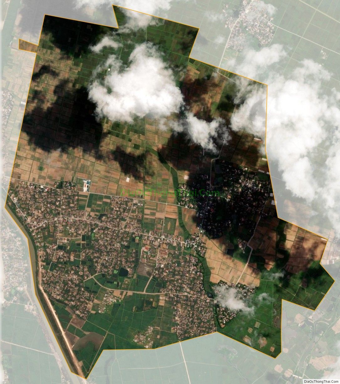 Bản đồ vệ tinh xã Diễn Phong, huyện Diễn Châu