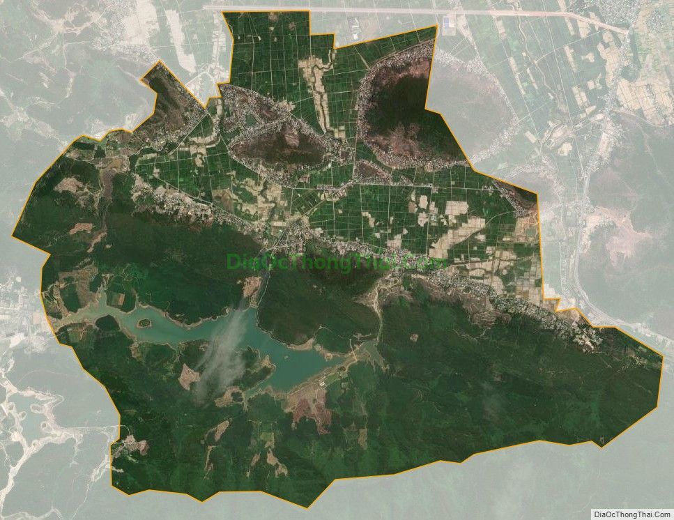 Bản đồ vệ tinh xã Diễn Phú, huyện Diễn Châu
