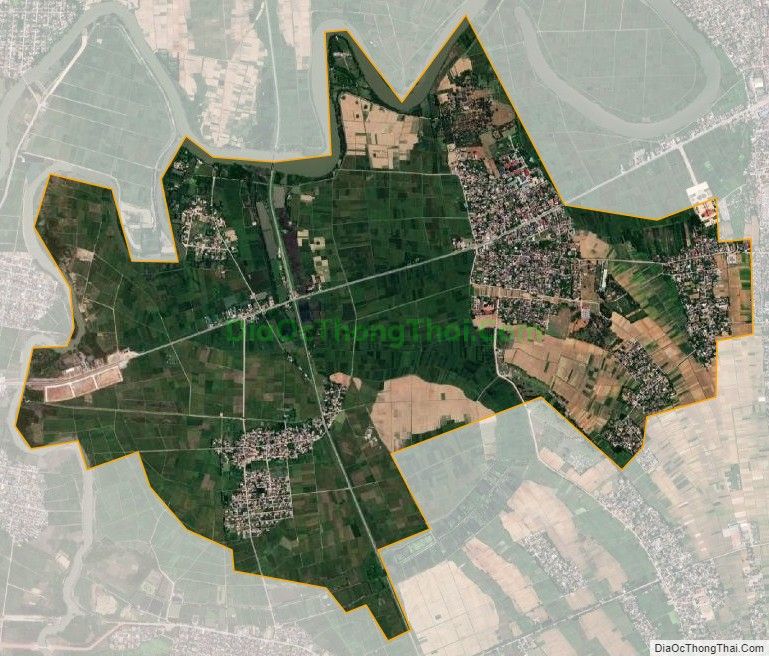 Bản đồ vệ tinh xã Diễn Phúc, huyện Diễn Châu
