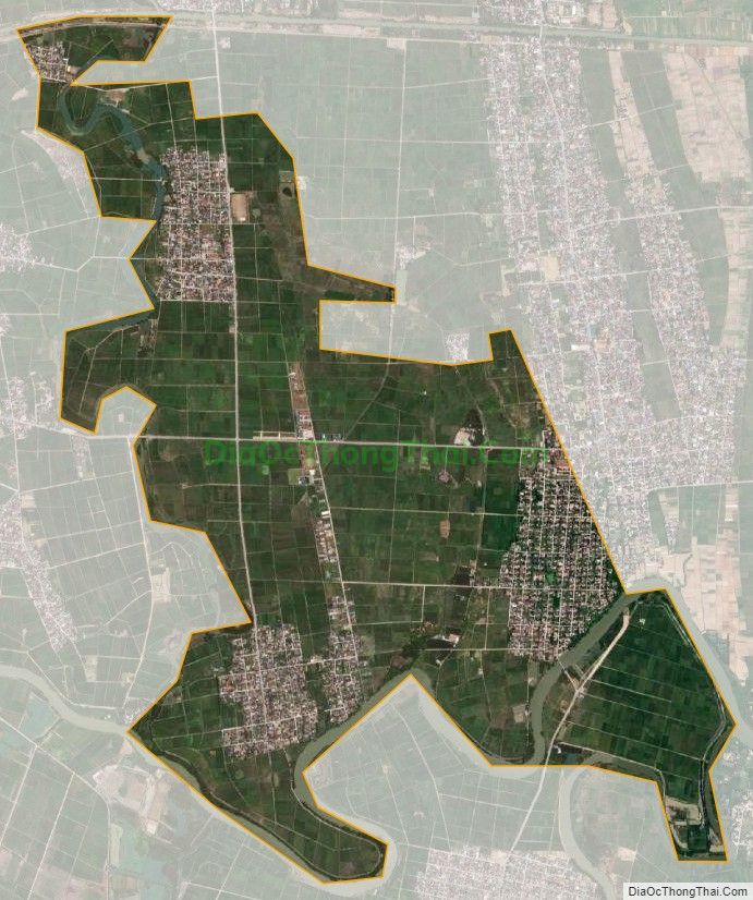 Bản đồ vệ tinh xã Diễn Quảng, huyện Diễn Châu