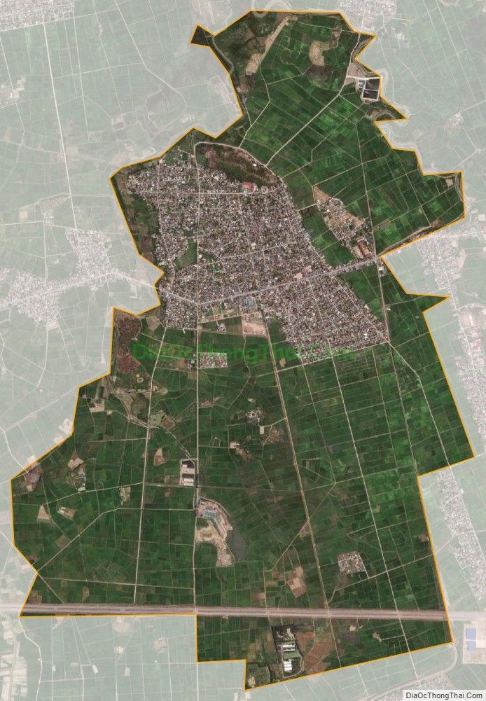Bản đồ vệ tinh xã Diễn Thọ, huyện Diễn Châu