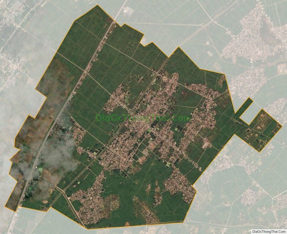 Bản đồ vệ tinh xã Diễn Trường, huyện Diễn Châu