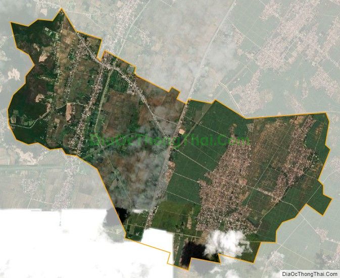Bản đồ vệ tinh xã Diễn Yên, huyện Diễn Châu