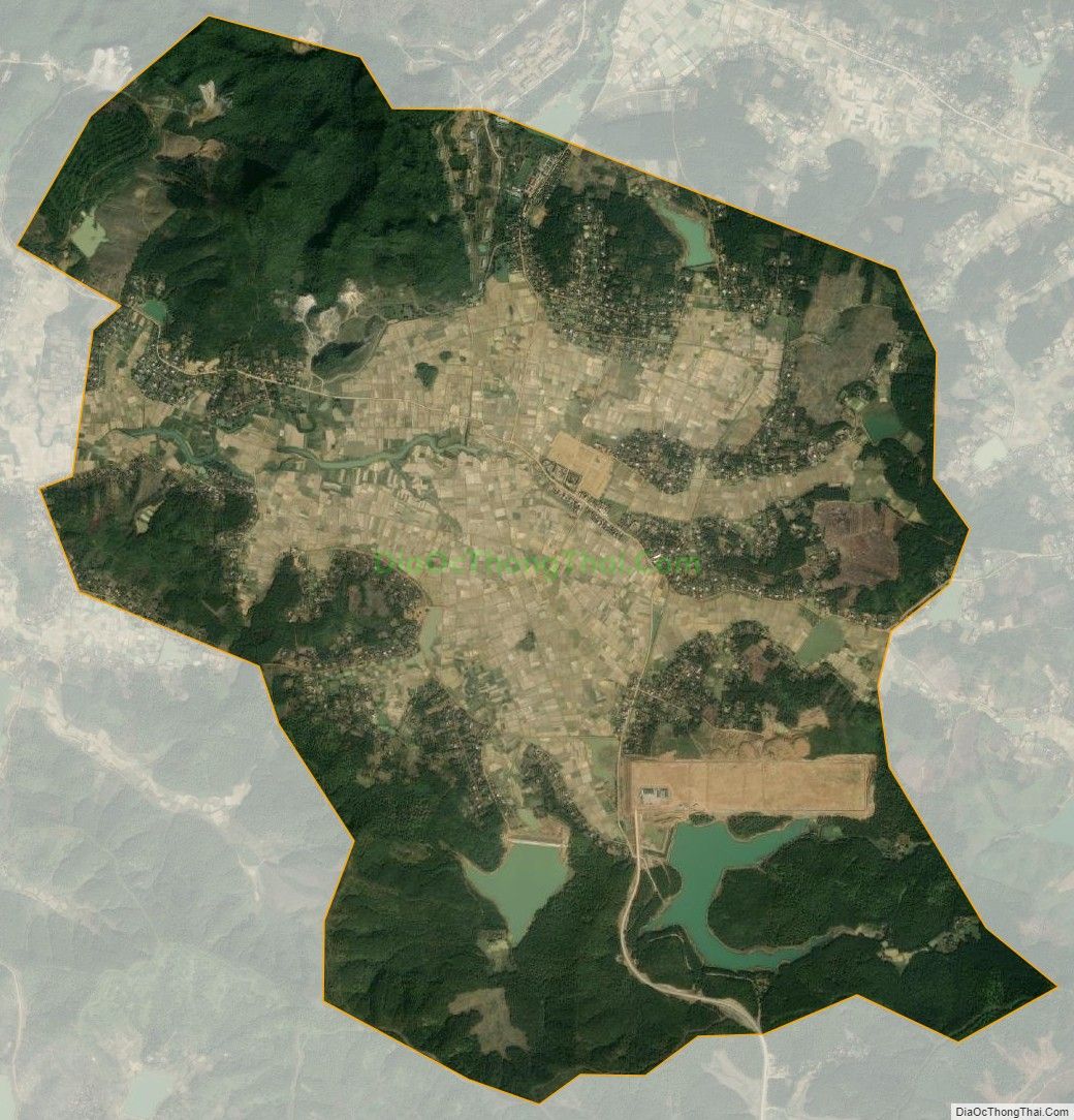 Bản đồ vệ tinh xã Bài Sơn, huyện Đô Lương