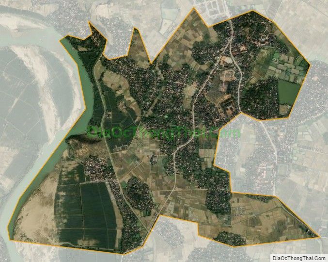 Bản đồ vệ tinh xã Đà Sơn, huyện Đô Lương