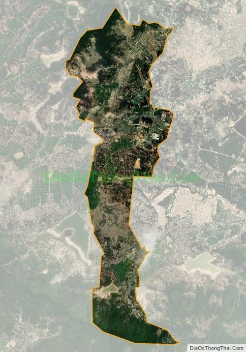 Bản đồ vệ tinh xã Đại Sơn, huyện Đô Lương
