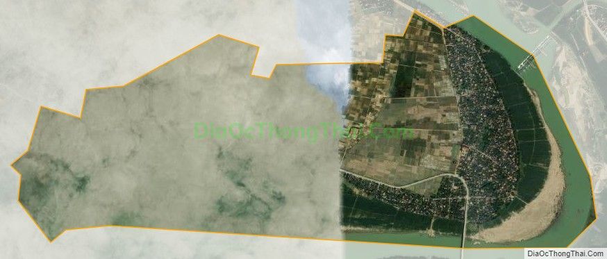 Bản đồ vệ tinh xã Đặng Sơn, huyện Đô Lương