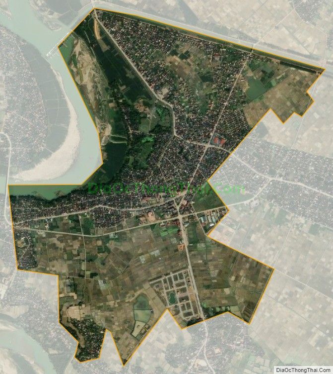 Bản đồ vệ tinh Thị trấn Đô Lương, huyện Đô Lương