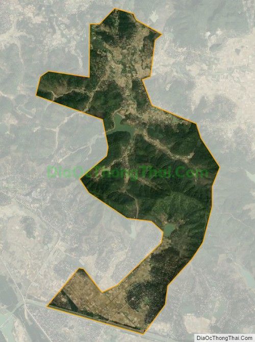 Bản đồ vệ tinh xã Đông Sơn, huyện Đô Lương