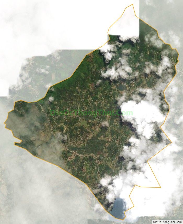 Bản đồ vệ tinh xã Giang Sơn Đông, huyện Đô Lương