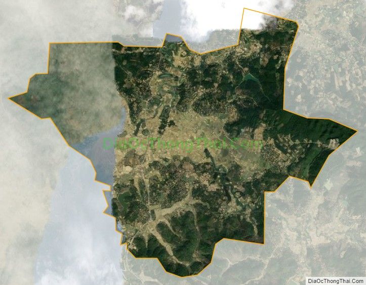 Bản đồ vệ tinh xã Hồng Sơn, huyện Đô Lương