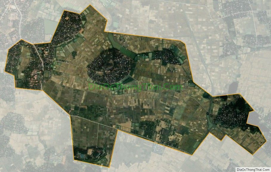 Bản đồ vệ tinh xã Lạc Sơn, huyện Đô Lương