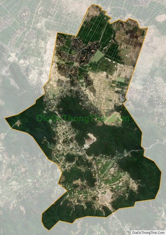 Bản đồ vệ tinh xã Mỹ Sơn, huyện Đô Lương
