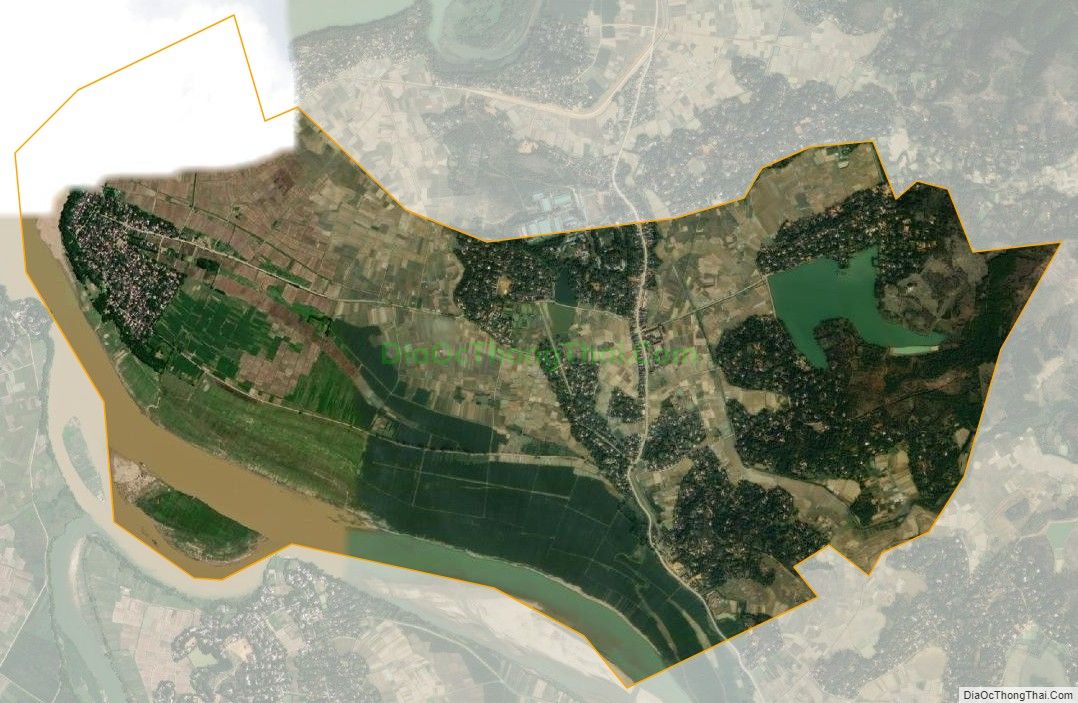 Bản đồ vệ tinh xã Thuận Sơn, huyện Đô Lương