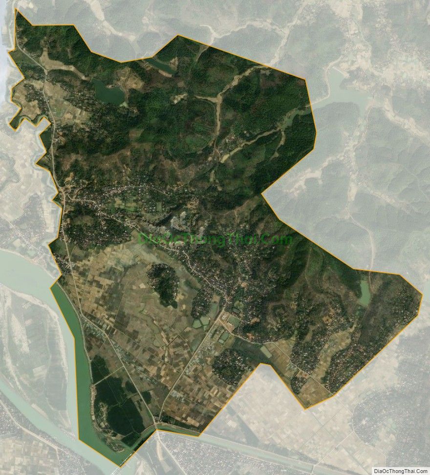 Bản đồ vệ tinh xã Tràng Sơn, huyện Đô Lương