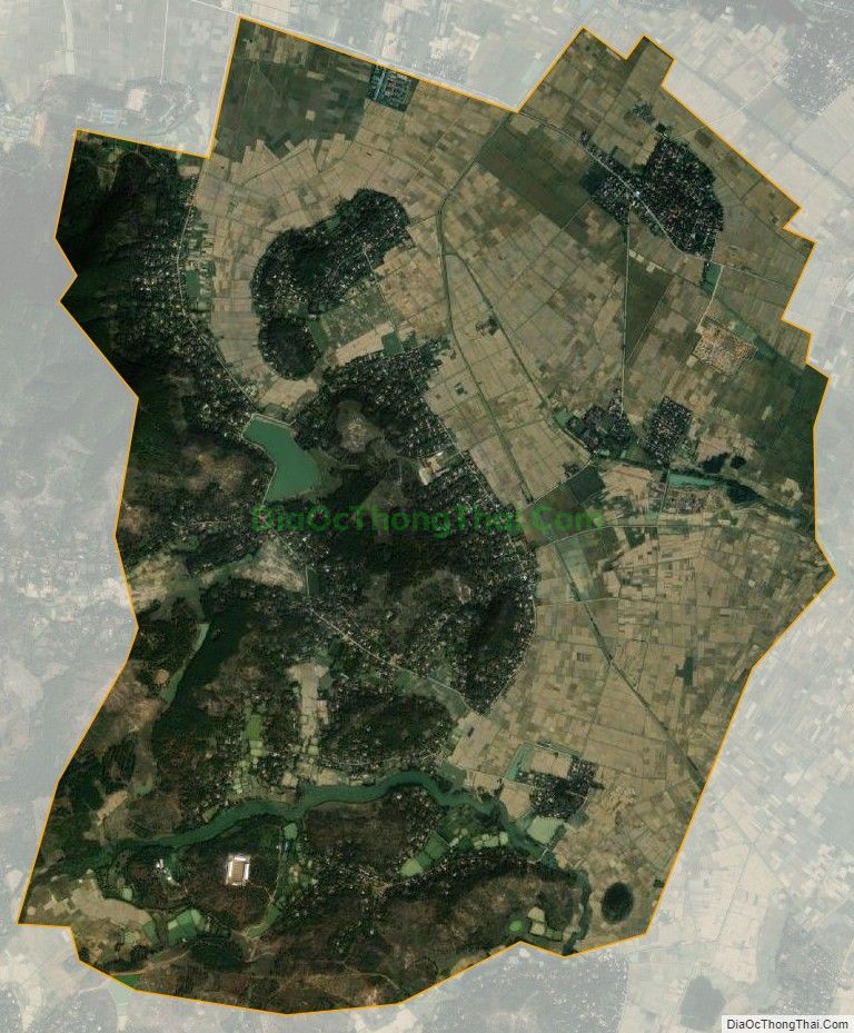 Bản đồ vệ tinh xã Xuân Sơn, huyện Đô Lương