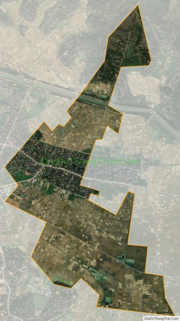 Bản đồ vệ tinh xã Yên Sơn, huyện Đô Lương
