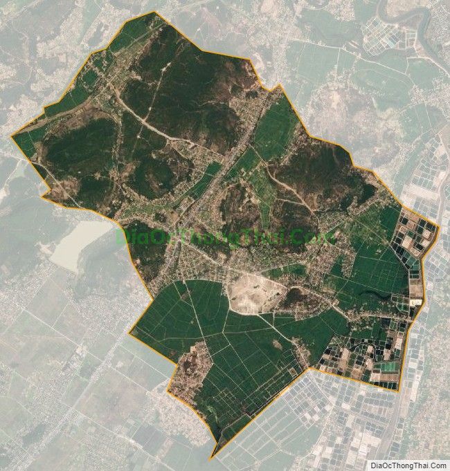 Bản đồ vệ tinh phường Quỳnh Xuân, thị xã Hoàng Mai