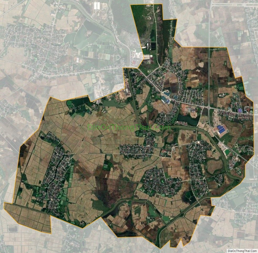 Bản đồ vệ tinh xã Hưng Đạo, huyện Hưng Nguyên