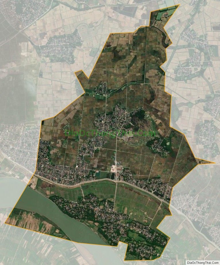 Bản đồ vệ tinh xã Hưng Lĩnh, huyện Hưng Nguyên
