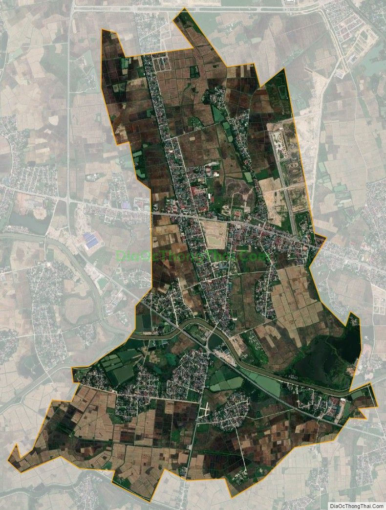 Bản đồ vệ tinh Thị trấn Hưng Nguyên, huyện Hưng Nguyên