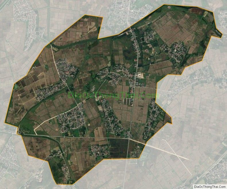Bản đồ vệ tinh xã Hưng Phúc, huyện Hưng Nguyên