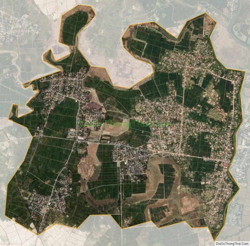 Bản đồ vệ tinh xã Hưng Trung, huyện Hưng Nguyên