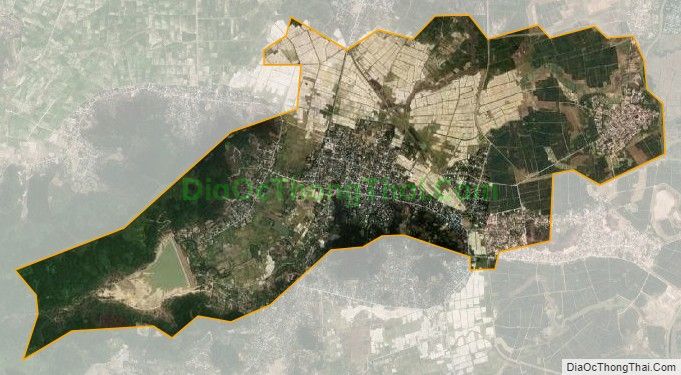 Bản đồ vệ tinh xã Hưng Yên Bắc, huyện Hưng Nguyên