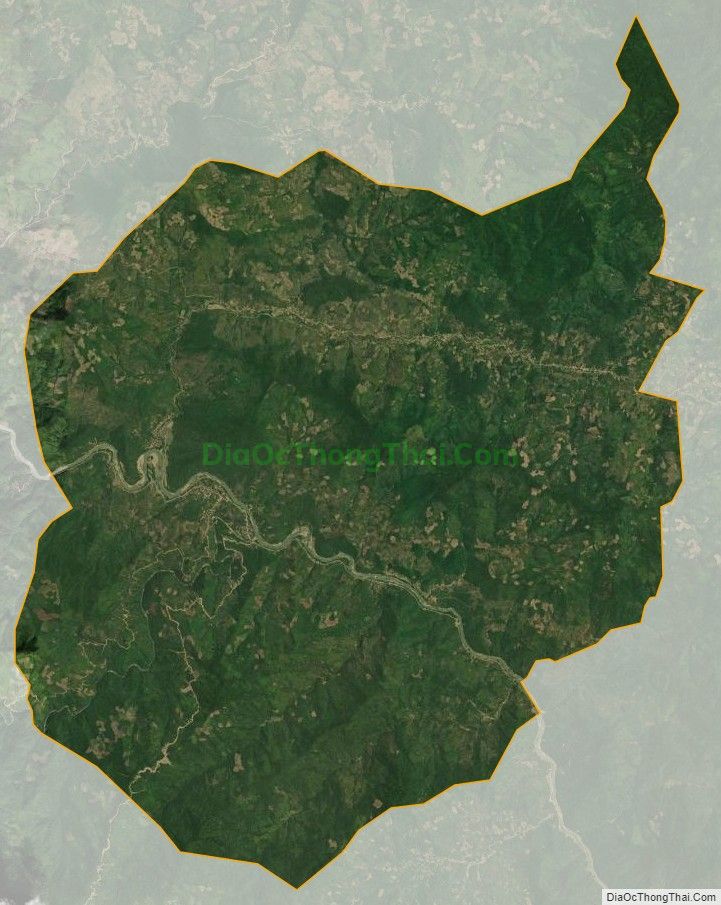 Bản đồ vệ tinh xã Chiêu Lưu, huyện Kỳ Sơn