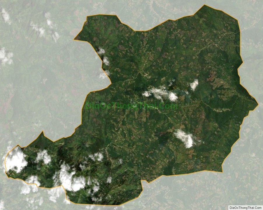 Bản đồ vệ tinh xã Huồi Tụ, huyện Kỳ Sơn