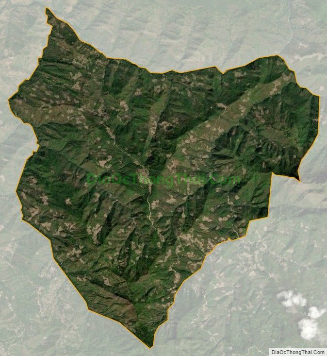 Bản đồ vệ tinh xã Keng Đu, huyện Kỳ Sơn
