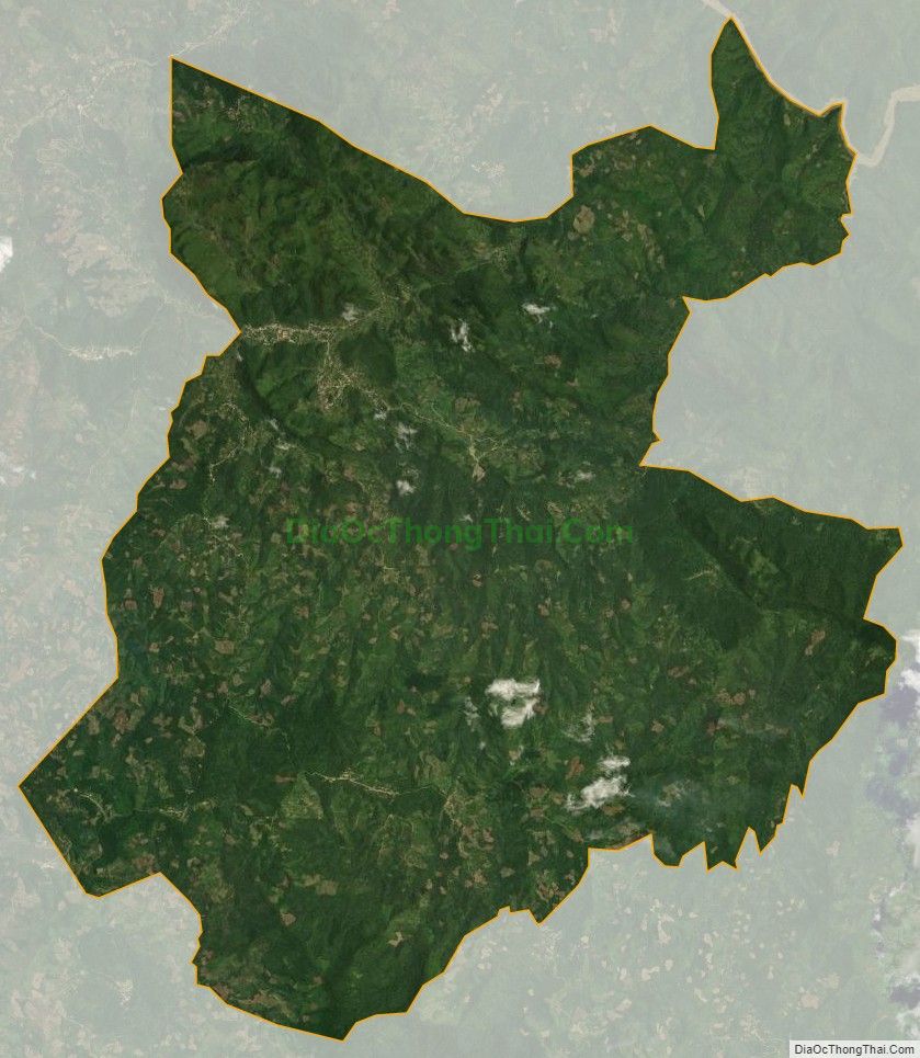 Bản đồ vệ tinh xã Mường Lống, huyện Kỳ Sơn