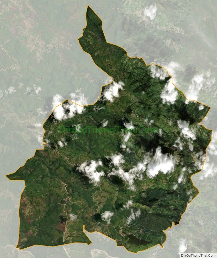 Bản đồ vệ tinh xã Nậm Cắn, huyện Kỳ Sơn