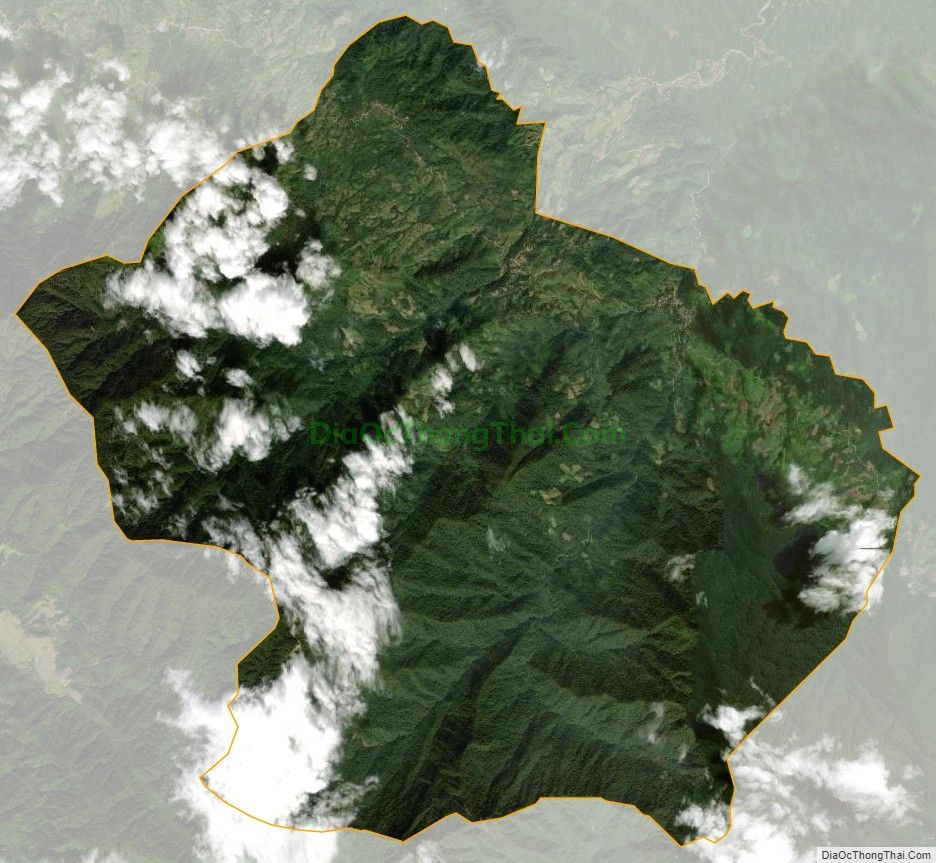 Bản đồ vệ tinh xã Nậm Càn, huyện Kỳ Sơn