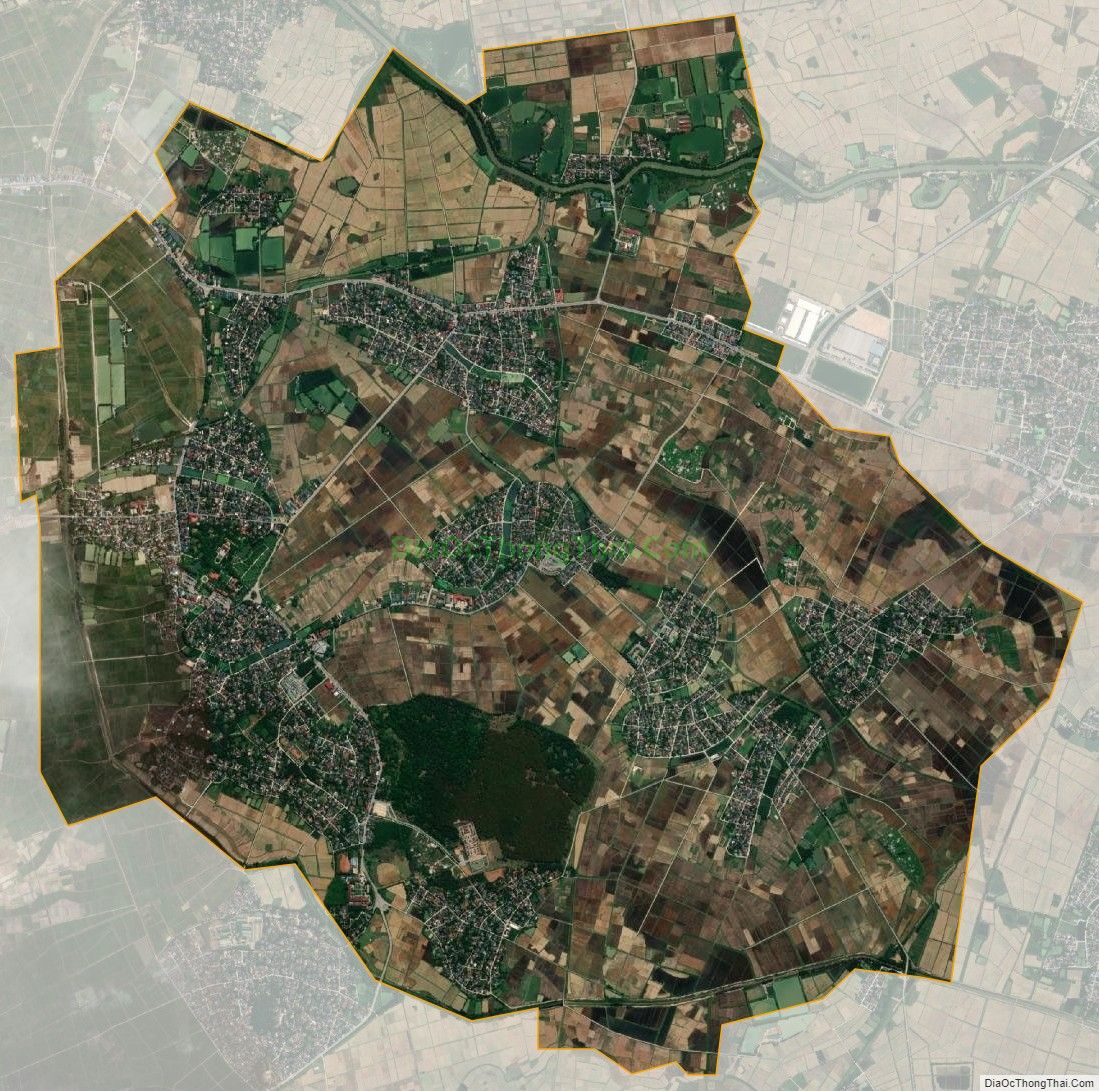 Bản đồ vệ tinh xã Kim Liên, huyện Nam Đàn