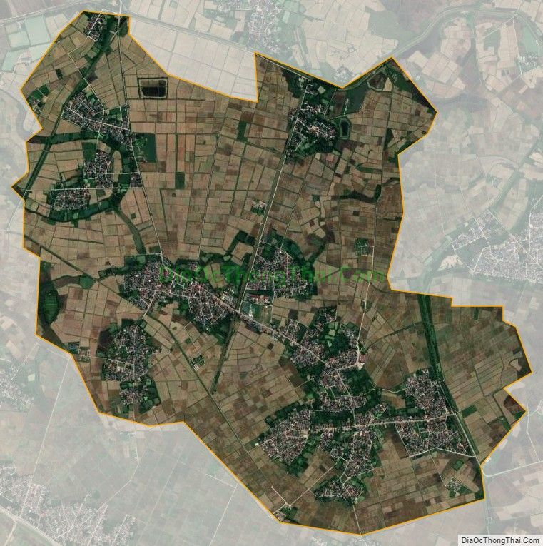 Bản đồ vệ tinh xã Nam Cát, huyện Nam Đàn
