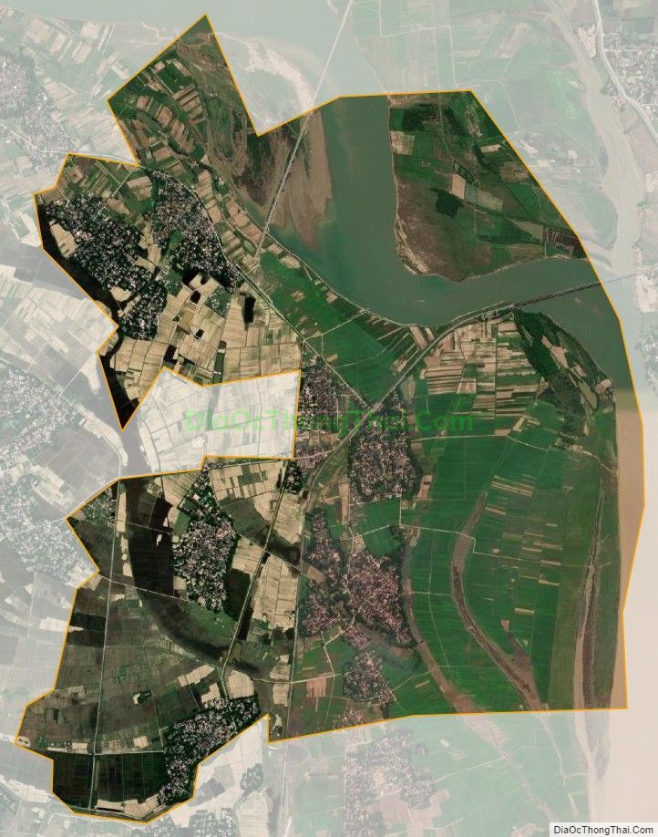 Bản đồ vệ tinh xã Nam Cường (cũ), huyện Nam Đàn
