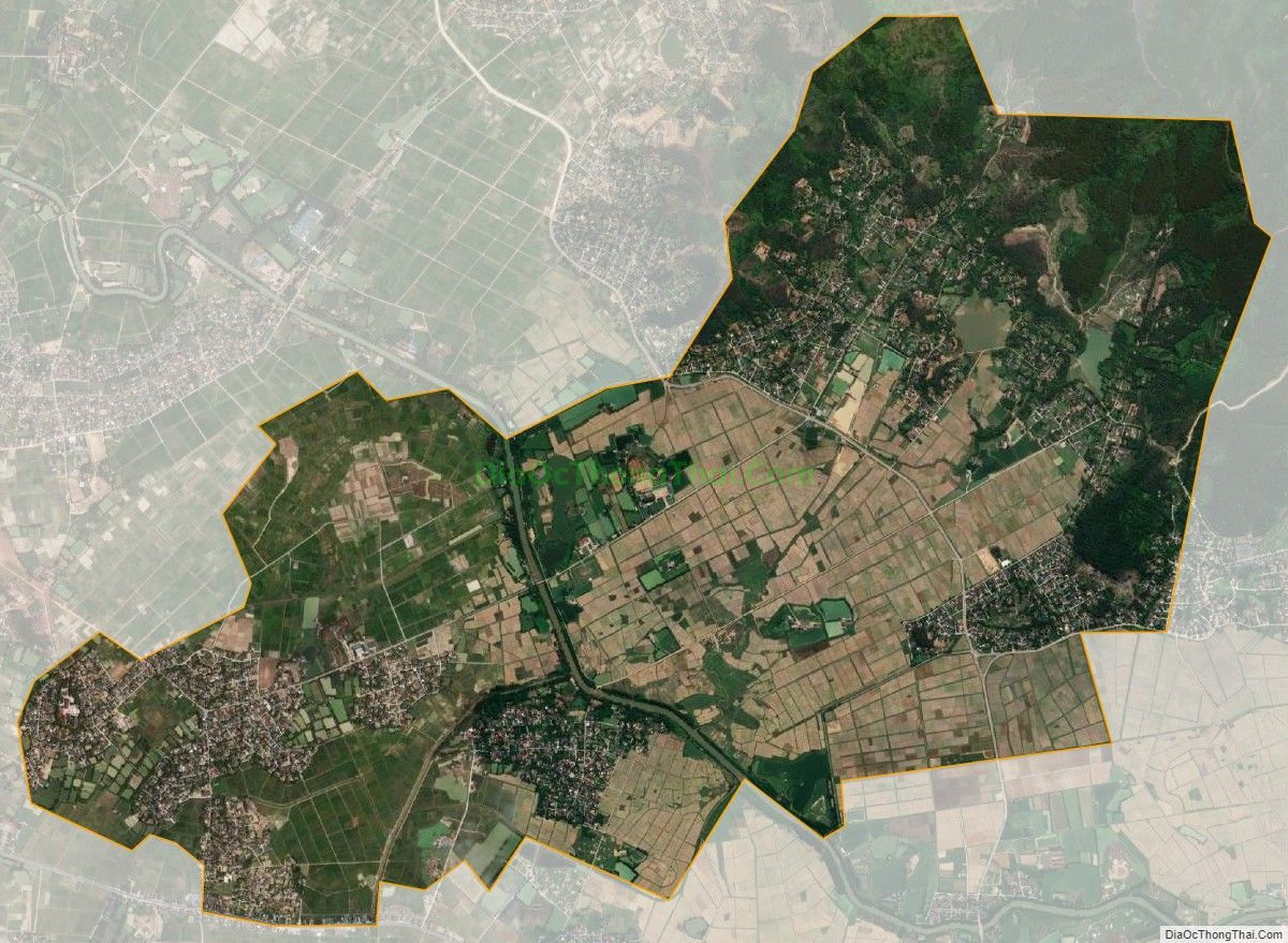 Bản đồ vệ tinh xã Nam Lĩnh, huyện Nam Đàn