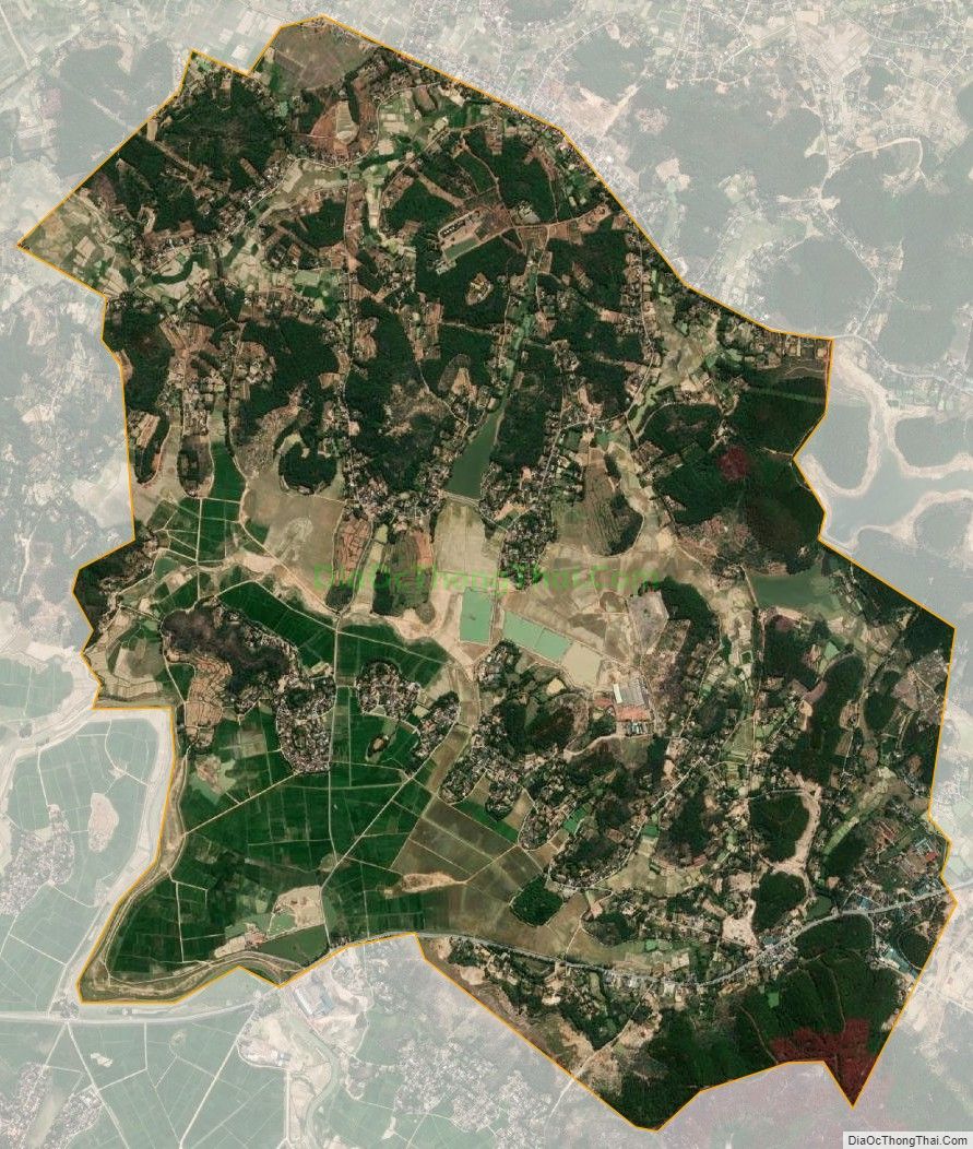 Bản đồ vệ tinh xã Nam Thái, huyện Nam Đàn