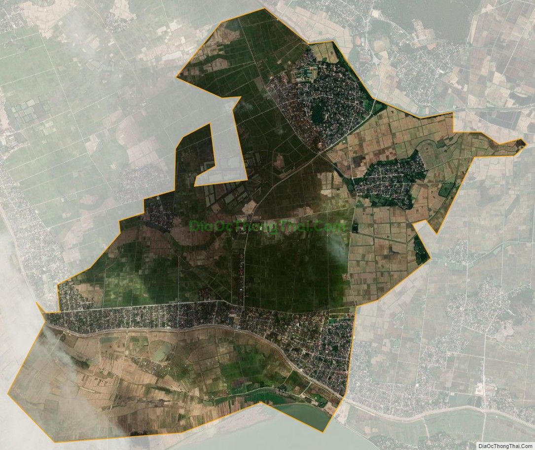 Bản đồ vệ tinh xã Xuân Lâm, huyện Nam Đàn