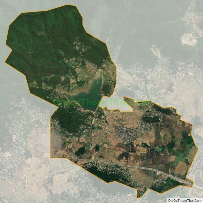 Bản đồ vệ tinh xã Nghi Đồng, huyện Nghi Lộc