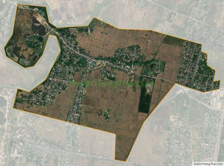 Bản đồ vệ tinh xã Nghi Hoa, huyện Nghi Lộc