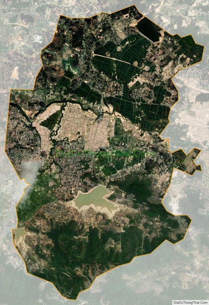 Bản đồ vệ tinh xã Nghi Kiều, huyện Nghi Lộc