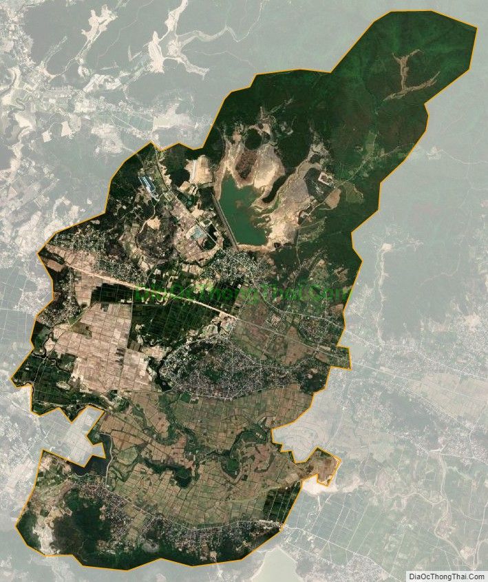 Bản đồ vệ tinh xã Nghi Lâm, huyện Nghi Lộc